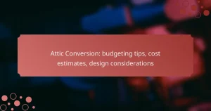 Attic Conversion: budgeting tips, cost estimates, design considerations